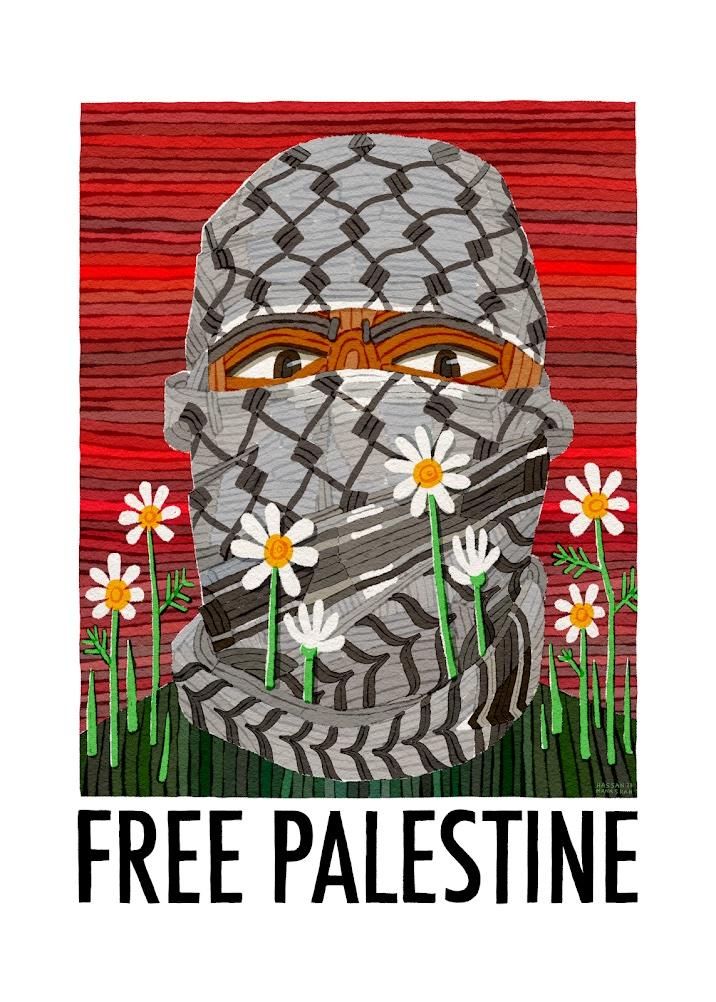 AgitPropArchive's tweet photo. Carteles de Hassan Manasrah por la libertad de Palestina, 2023. https://t.co/BovfGssnXy