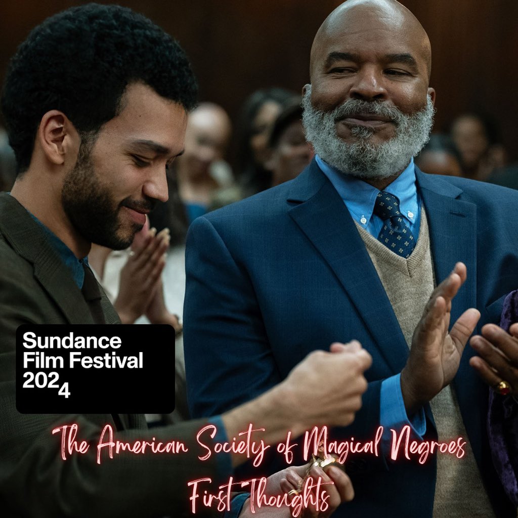 #TheAmericanSocietyofMagicalNegroes is pure entertainment. A whimsical, secret rom com with a biting social commentary that will have you laughing uncontrollably. David Alan Grier delivers a terrific performance that steals the show & the world building is great. #Sundance