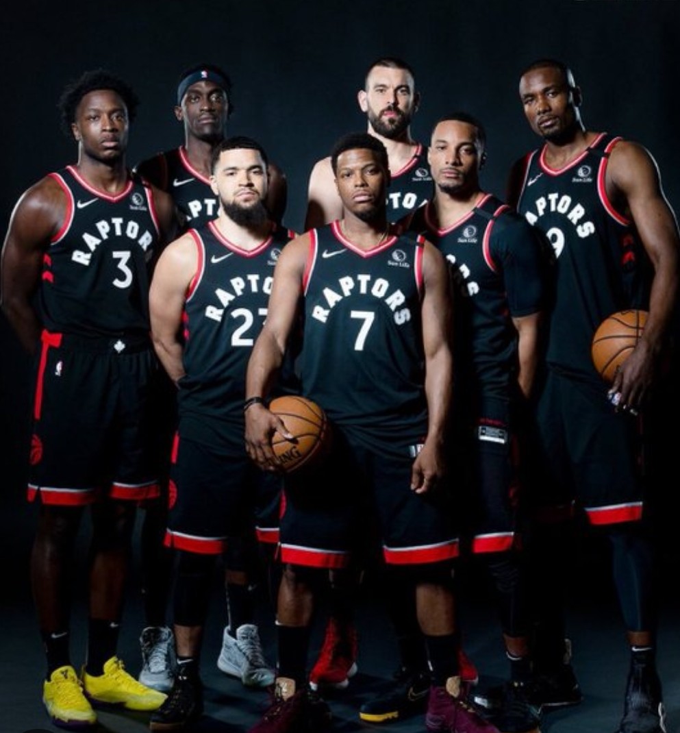 wildisthekim's tweet photo. End of an era! Best Toronto Raptors team ever! 💔😭 #goodbyePascal #4EverInOur💜💜💜
#ThankYou
#MissYouAlready https://t.co/s7F0jaeiIC