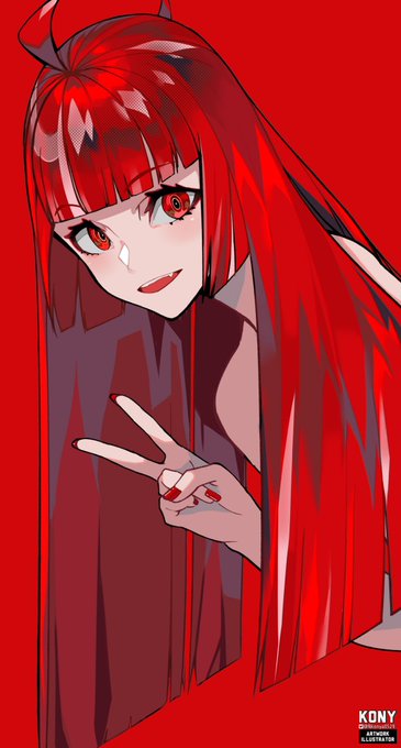 「bangs red theme」 illustration images(Latest)