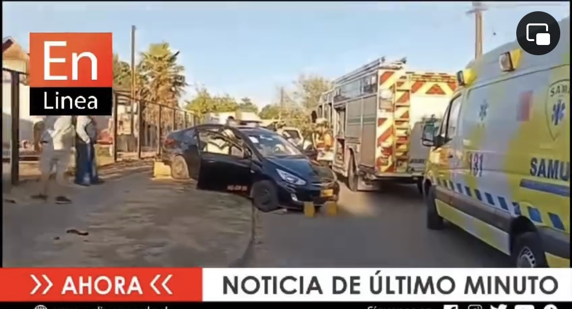 EnLineaMaule's tweet photo. https://t.co/70src9pTvx
📌⭕️Urgente Violento accidente de tránsito protagonizado por colectivo con automóvil particular deja cuatro heridos en Talca; Entre los lesionados hay un menor de edad.
Vea detalles en vivo🔉🔉🔉 https://t.co/QY32EypRoC