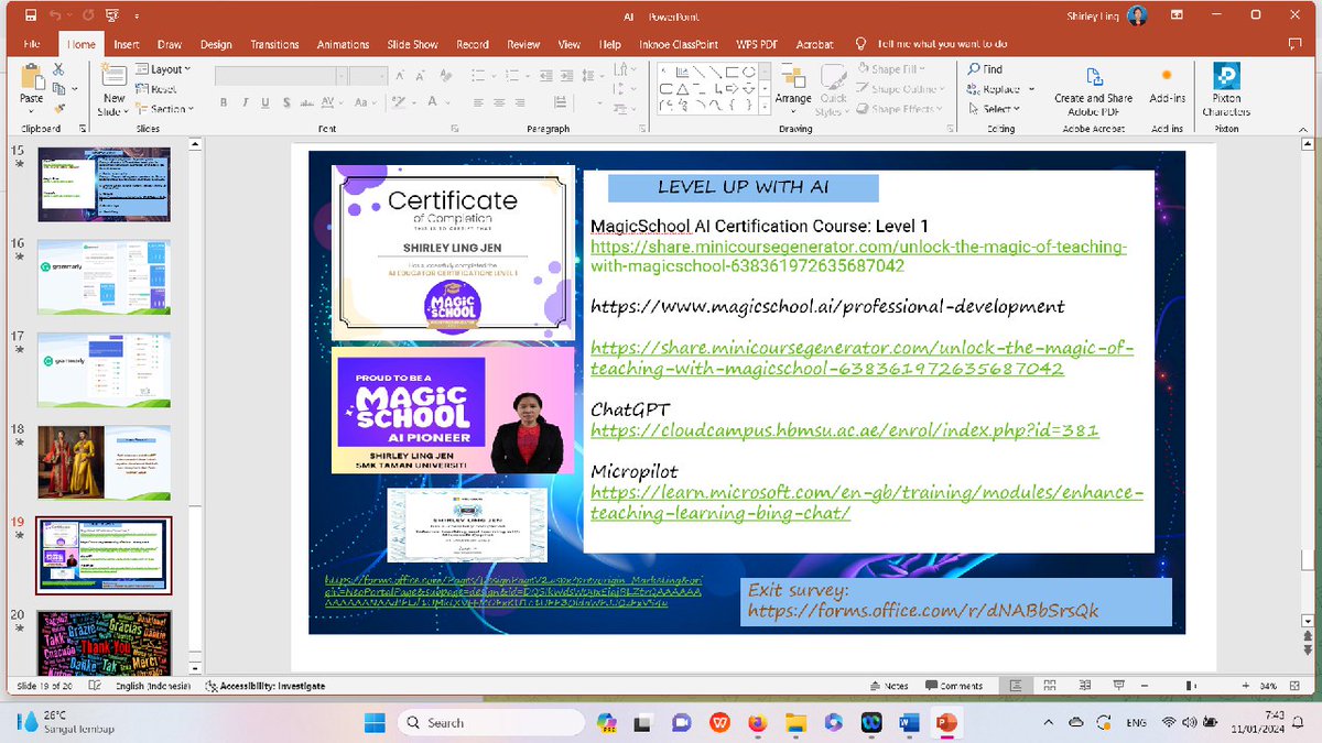 JenKpm's tweet image. Sharing with Malaysian educators and teachers about the use of AI and MagicSchool AI. 
@magicschoolai