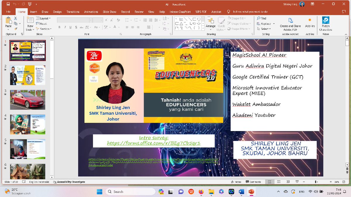 JenKpm's tweet image. Sharing with Malaysian educators and teachers about the use of AI and MagicSchool AI. 
@magicschoolai