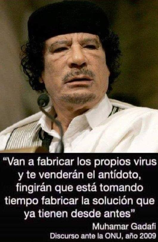 reloaded_p29577's tweet photo. "Desde la creación de la ONU, se han librado 65 guerras, todas ellas diseñadas por y en beneficio de un único país" 

El discurso en 2009 qué le costo la vida a Muhamar Gadafi. https://t.co/Au8bdaKeK4