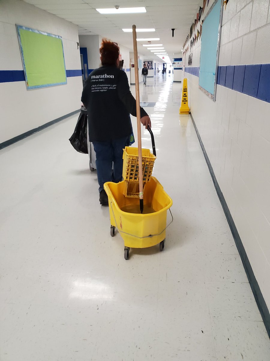 SMorales_Res's tweet photo. BEST-of-the-BEST
Head custodian Ms.Mari, asst custodian Ms. Tere and the night crew make health &amp; safety a priority. They sweep, mop, disinfects, vacuum, etc. Our Custodians ROCK at Home of the Roadrunners 💪#TeamSISD 
@DCarrasco_OP @SocorroISD @SBaezMorale_RES https://t.co/Df9uKmTs8P