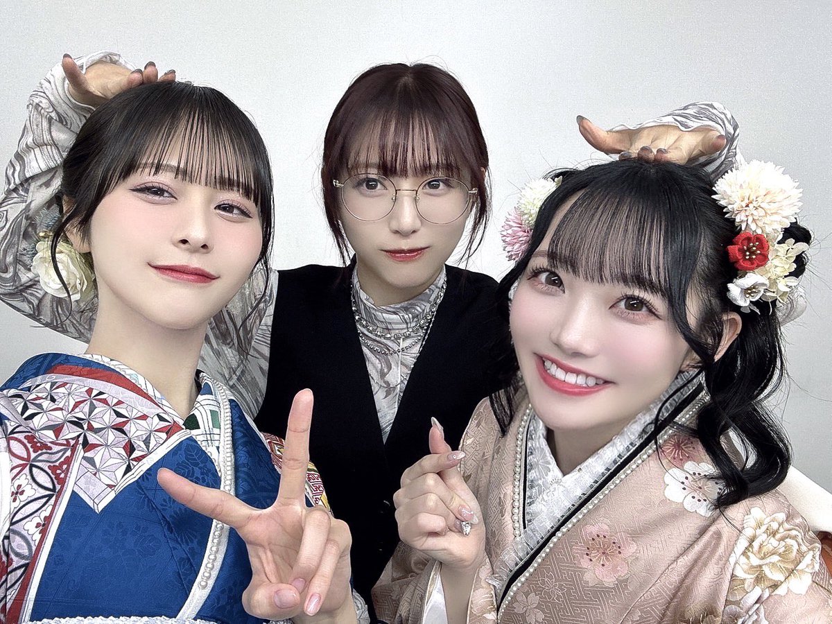 そして実は萌子が晴れ姿みに
駆けつけてくれてましたーー！！
優し…有難う！嬉しかったです🫶🏻