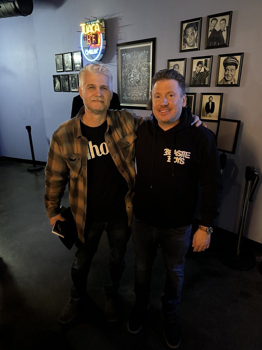 dougboyles's tweet photo. @LandauDave great show, better guy. If you have an opportunity to go see Dave or @comednDRichards make it happen. Look how good we look. https://t.co/0eSfLxxTHz