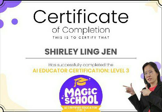 JenKpm's tweet image. Yeah, I did it!
@magicschoolai 
MIE Expert
Google Certified Trainer
Wakelet Ambassador
Hope to be a Magic School AI certified trainer soon