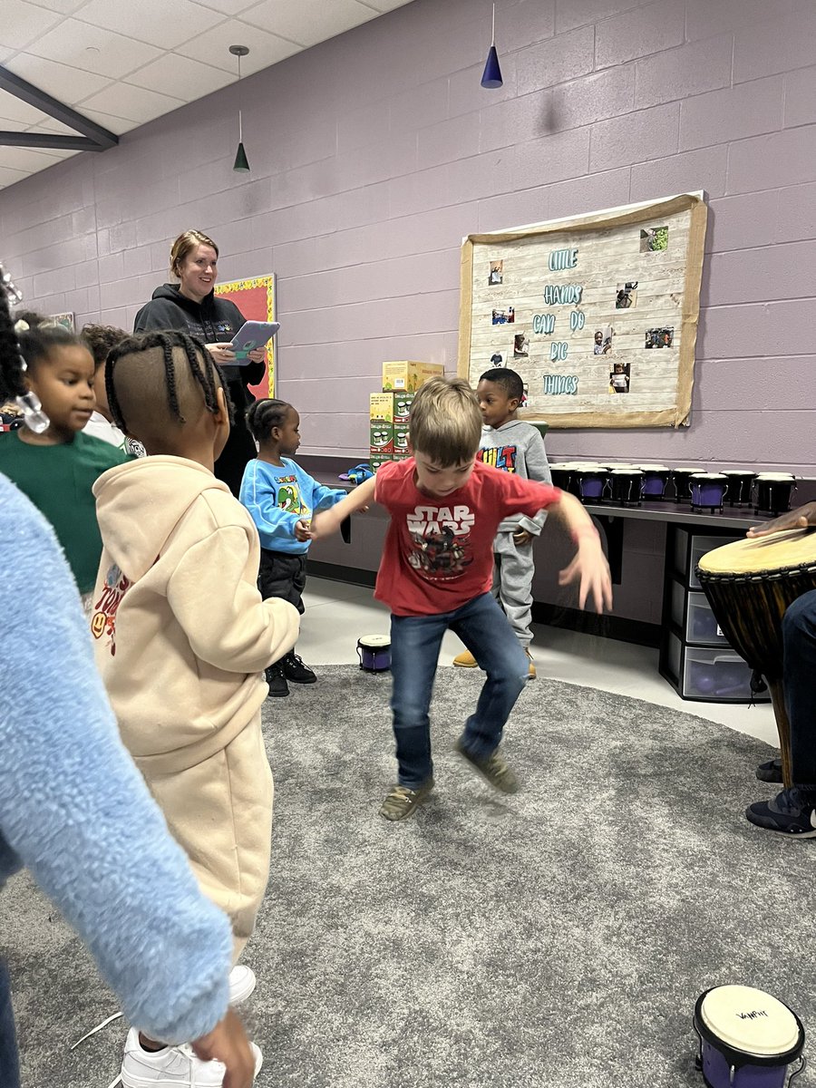 We loved our drum circle with Mr. Kusaya today! 🥁 #wearewayne #welovepreschool <a href="/WTPAdventures/">Wayne Township Preschool</a>