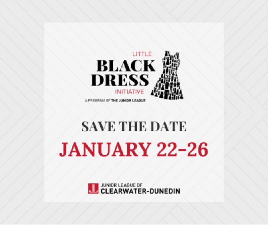 The Little Black Dress Initiative (#LBDI) is coming to town! Starting January 22nd, our members will wear the same black dress/outfit for 5 days, drawing attention to the ways in which poverty affects women and raising money to support our Mission. #JuniorLeague #JLCD #JLofCD