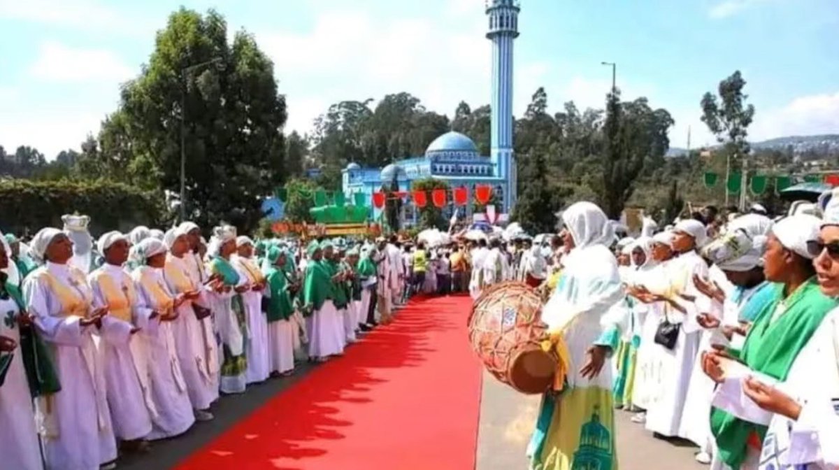 Happy Epiphany 2024: The most remarkable history of Ethiopian Christian-Moslem brotherhood which one can never find anywhere in the world. Christian Epiphany honored in front of the grand mosque to showcase Ethiopia shall previal. @EACC_EAN @UnityForEthio