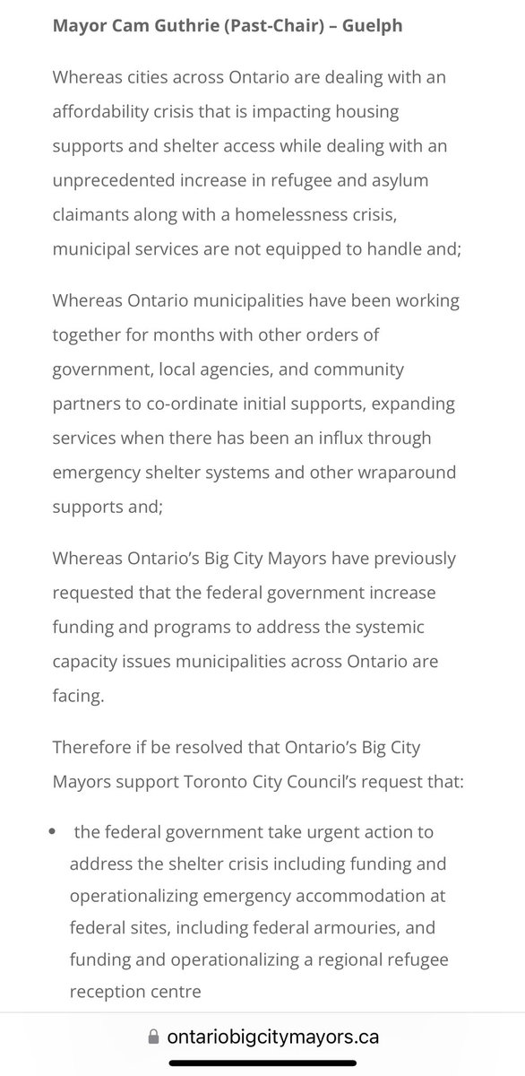 Mayor Cam Guthrie tweet media