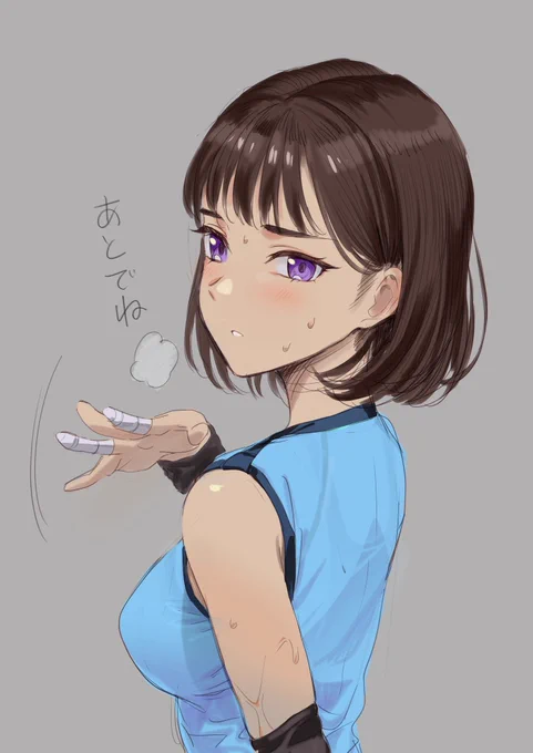 朝らくがき。次はスポーツ系でいこうかね