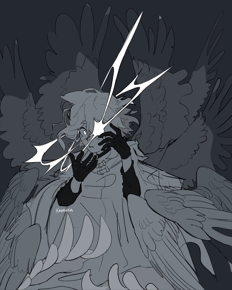 kazehita_'s tweet photo. angel siffrin wip i might just not finish https://t.co/4fFzI14gQX