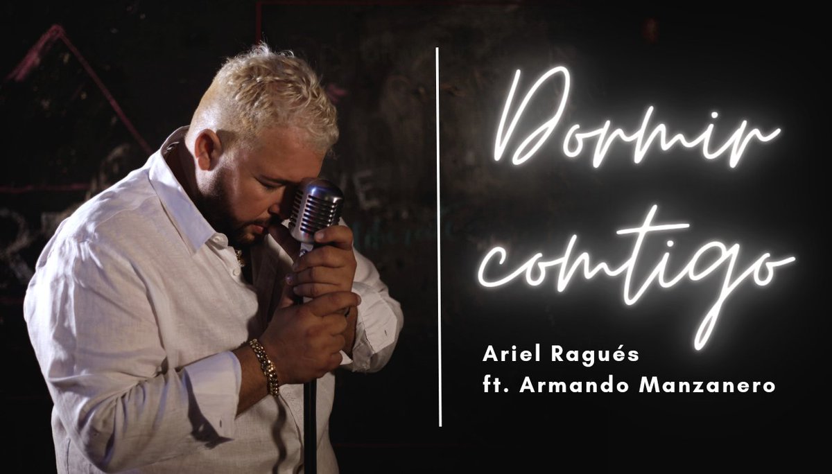 ArielRagues_'s tweet photo. Familia, mañana se hará en nuevo lanzamiento de #DormirContigo junto al maestro #ArmandoManzanero.  Con cuál tuve el honor de compartir ésta canción tan especial para mi.
https://t.co/AYrV1vLsLy
#RaRoCo #ArielRagues #AriR 
@herlingrosell @armandomanzofc @RaRoCompany https://t.co/oN4Wcp07vK