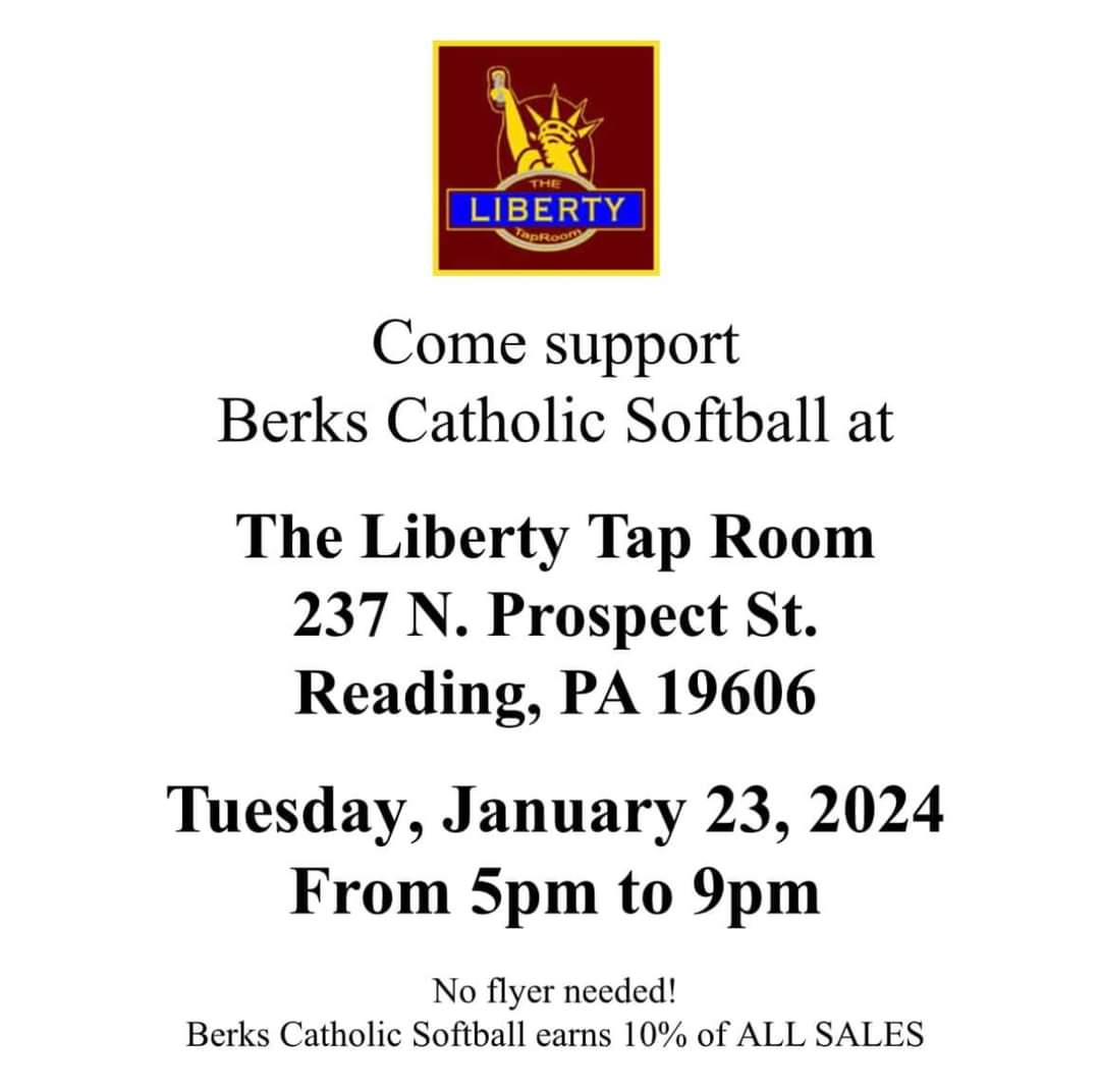 Come out and support our Berks Catholic Softball Saints!