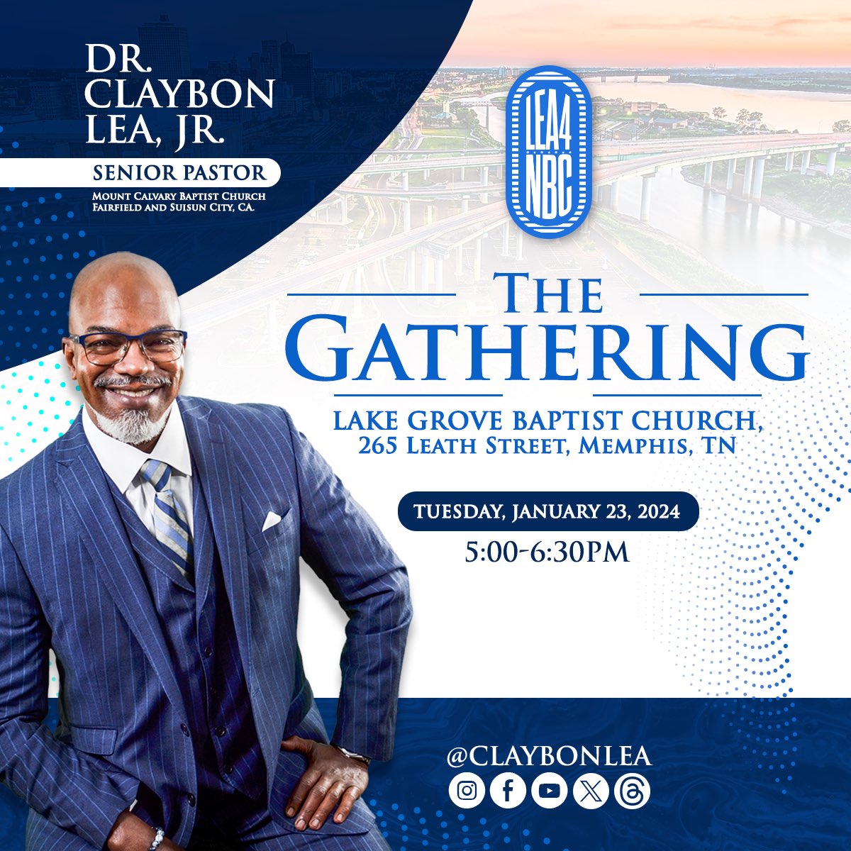 If you’re planning to be in Memphis next week, I hope to see you at The Gathering! 

#LEA4NBC #LEAFORNBC