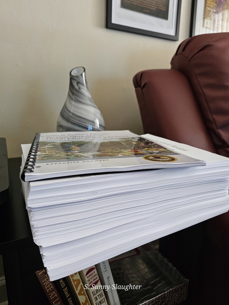 Sunny_Slaughter's tweet photo. I will take the next few weeks to digest the information in the over 600-page report. ##lawenforcementexpert ##lawenforcementinstructor #activeshooter #massshootings
#LEtraining #tacticaltraining https://t.co/rJWY2tSrpZ