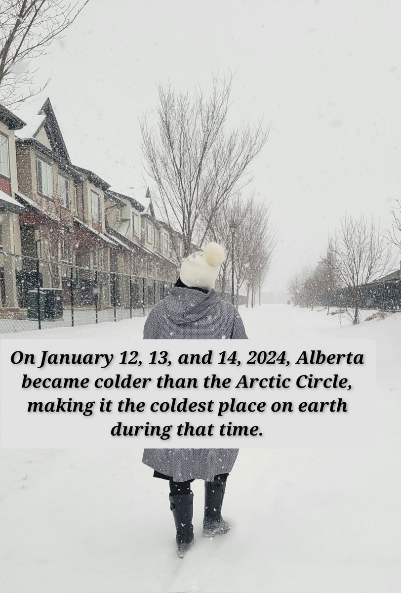 livingwordsoflf's tweet photo. Alberta broke the record and became the coldest place on earth in January of 2024

#Alberta #Edmonton #coldestplace #coldestplaceonearth https://t.co/9Hn16LDa0G