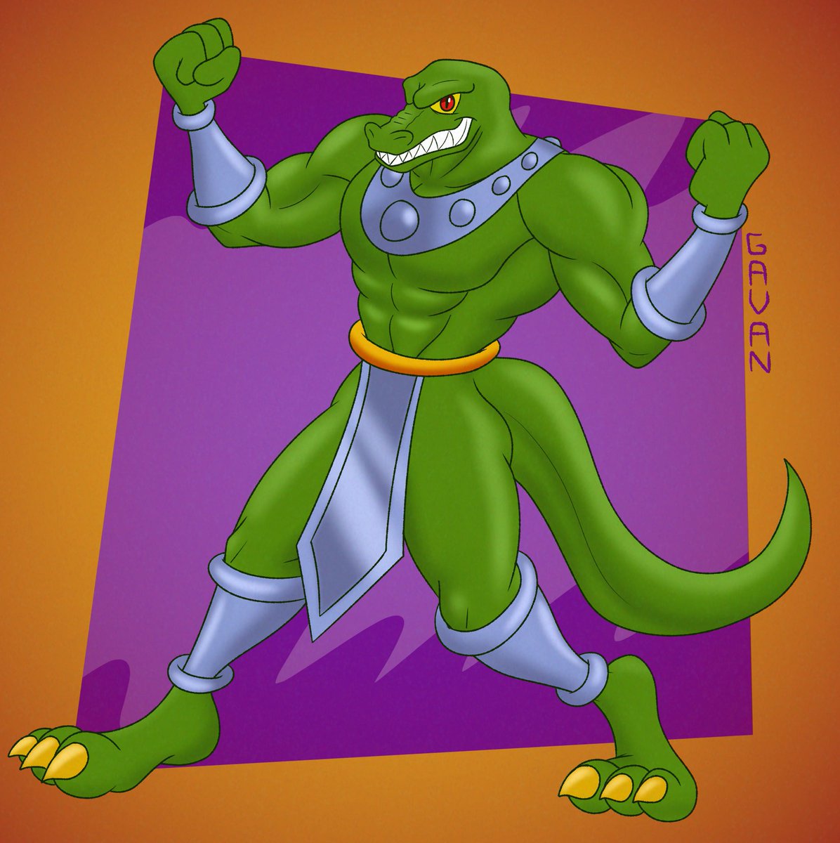 Here's a mighty Lizardman, showing off his mighty muscles. 'Special' version linked in the post down below.
#TheKingofDragons