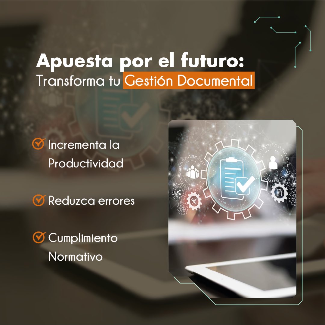novosit's tweet photo. ¡Apuesta por el Futuro: Transforma tu Gestión Documental!🧑‍💻

Contáctanos hoy para descubrir cómo podemos llevar tu gestión documental al siguiente nivel. #GestionDocumental https://t.co/owp3AFN3Sh