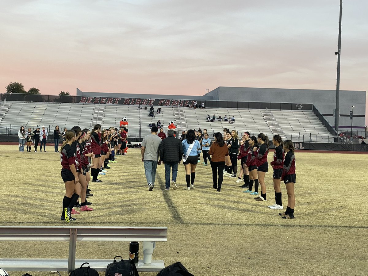 Senior Night for Girls Soccer!