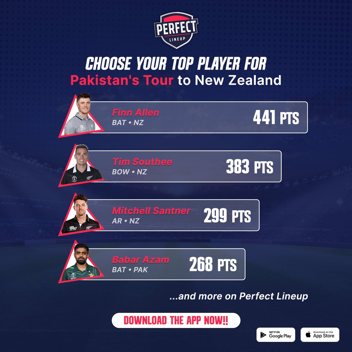 perfectlineup11's tweet photo. It is your chance to save this post and use these players for tomorrow's #PAKvsNZ match!
And for more such records and data, download Perfect Lineup, and get 7 days of free trial!
#perfectlineup #INDvENG #U19WorldCup #IndiaOpen2024 #AyodhaRamMandir #TNwithModi #RamLalla https://t.co/t8HAKTutcs