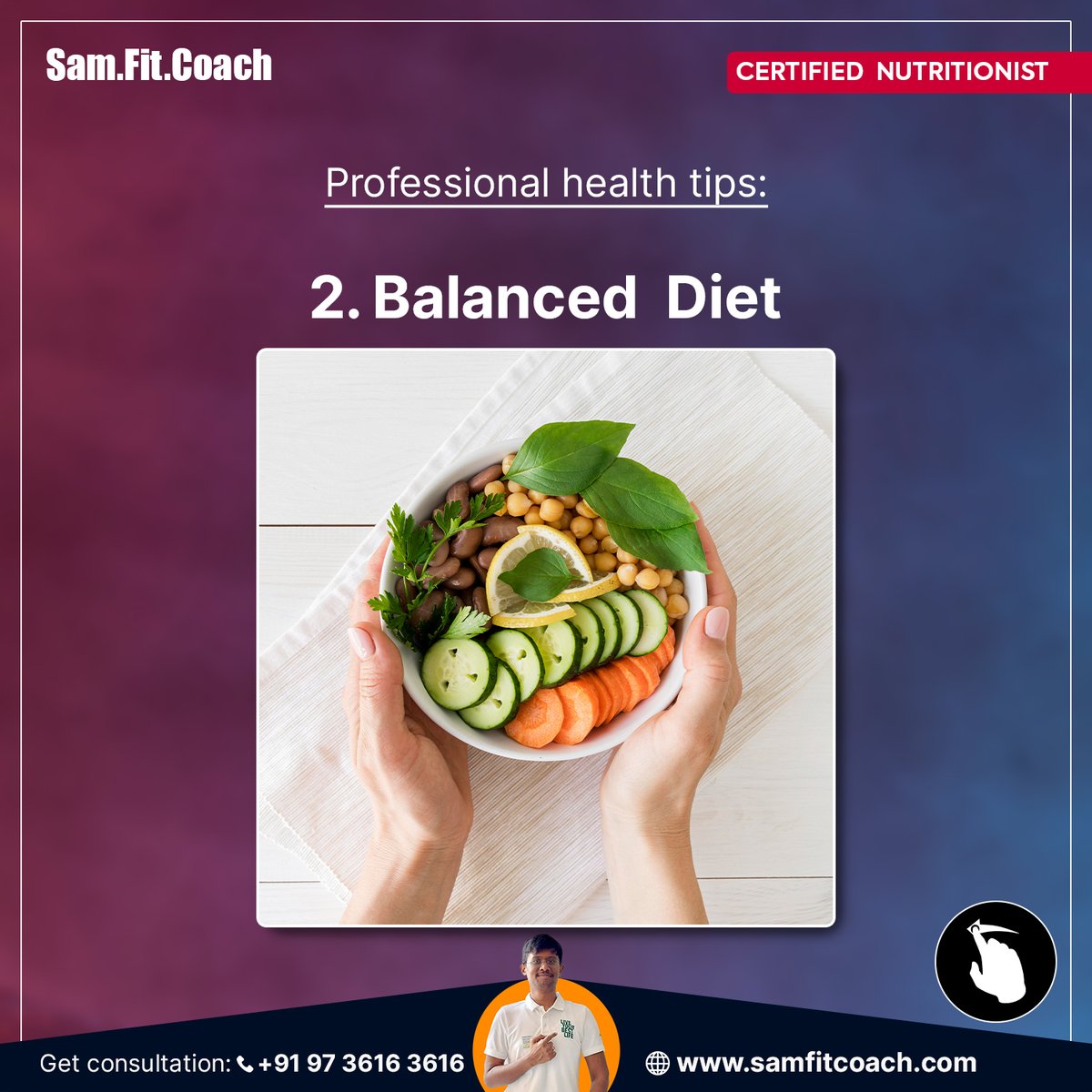 fit_sam's tweet photo. Embrace a life of vitality with our 5 Professional Health Tips:

Call+91 97 3616 3616.
Visit https://t.co/Q0cBdoo7Qj

#samfitcoach #samuel #samuelcoach #healthandwellness #FoodBank #wellness #fitness #healthy #AyodhaRamMandir #healthyliving #organic #india #hyderabad #vijayawada https://t.co/z8DepQils9