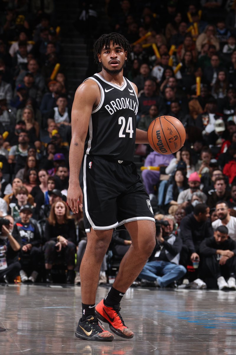BrooklynNetcast's tweet image. Cam Thomas tonight: 

33 Points 
4 Assists 
3 Rebounds 
1 Steal 
72 FG% 

HE’S A BUCKET #NetsWorld