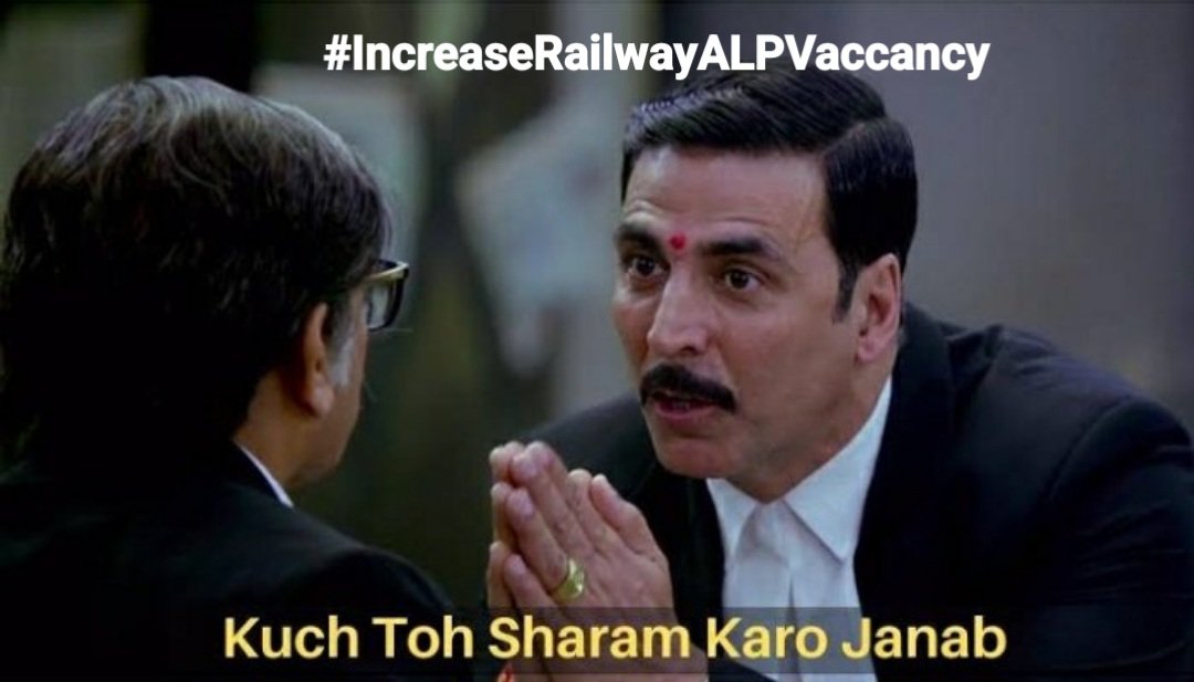 im_abhishek97's tweet photo. @RailMinIndia #IncreaseRailwayALPVacancy
Railways vacancy after 2019
1.  No recruitment JE, SSE
2. NO recruitment ALP/ tech
3. NO recruitment NTPC
4. NO recruitment in group d
After 5 year .........5696 ALP post only
@AshwiniVaishnaw 
@RailMinIndia 
@PMOIndia 
@ANI #IncreaseRailwayALPVacancy https://t.co/mELFpJ9T5d