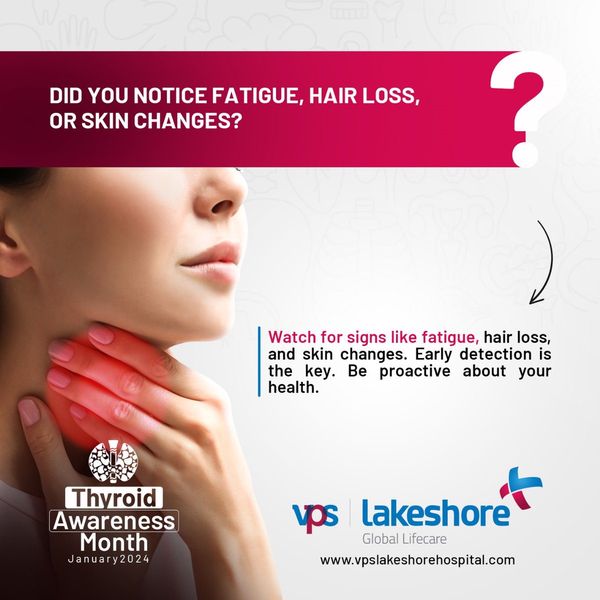 This January, let's shine a light on thyroid health! Join us in raising awareness about this important gland and the millions affected by thyroid disorders. Early detection and treatment can make a big difference.

 #thyroidhealth #thyroiddisease #ThyroidAwarenessMonth