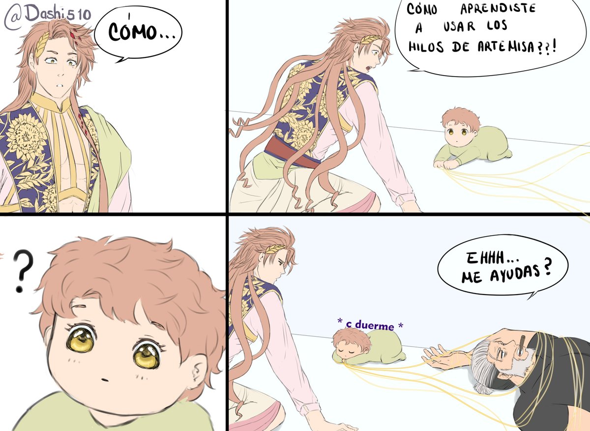 Ay, mi corazón necesitaba dibujar Mpreg! ApoLeo, así que sigo dibujando a mi OC Leander ♥
Idea original de Kato-san
#ApoLeo #Mpreg!