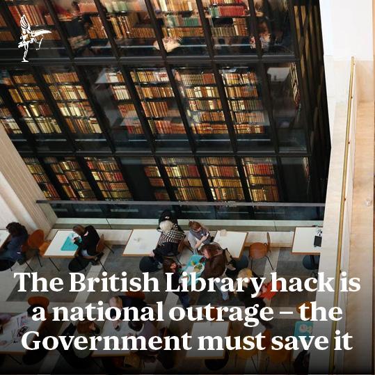 ✍️ @richove: As our national library the British Library is effectively insured by the government. It is time to invoke our insurance policy Read more: standard.co.uk/comment/britis…