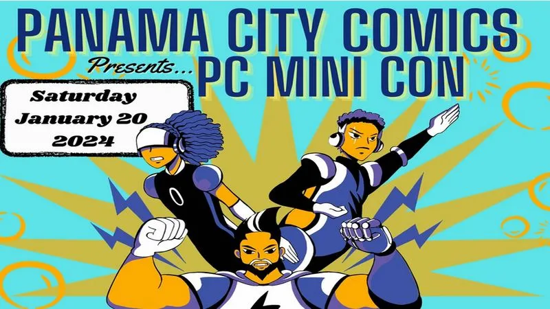 TezalCon's tweet photo. We will be at the #panamacityminicon this Saturday, the 20th, as a vendor to discuss this year's upcoming #tezalcon! See you there! #comiccon #convention #gaming #fandom #videogame #cosplay #nerd https://t.co/7tPIMdo0eH