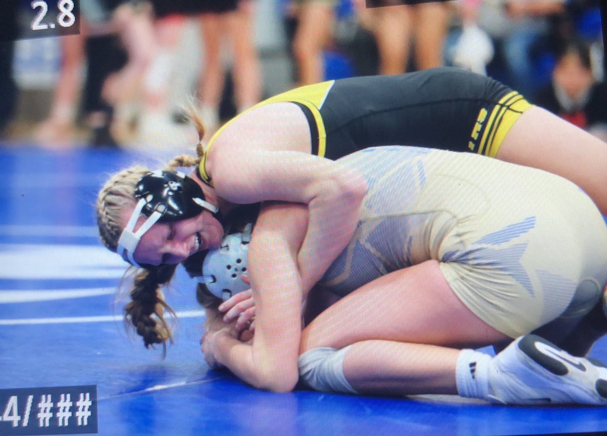 Tipton’s Addie Nerem became the first girls’ wrestler in school history to win a River Valley Conference title, taking a 4-3 decision over Ava Streeter of Durant at 125. <a href="/TiptonTigersCSD/">Tipton Community School District</a>