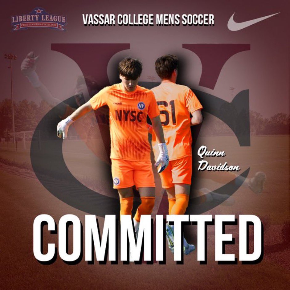 HVShowcaseCamp's tweet photo. 🚨 COMMITMENT 🚨 

Quinn Maxwell Davidson of @mhsvarsitysport will play his college soccer for @VassarMSOC 
#HViDCamp #NextLevelPlayer https://t.co/OAahDC1iiN