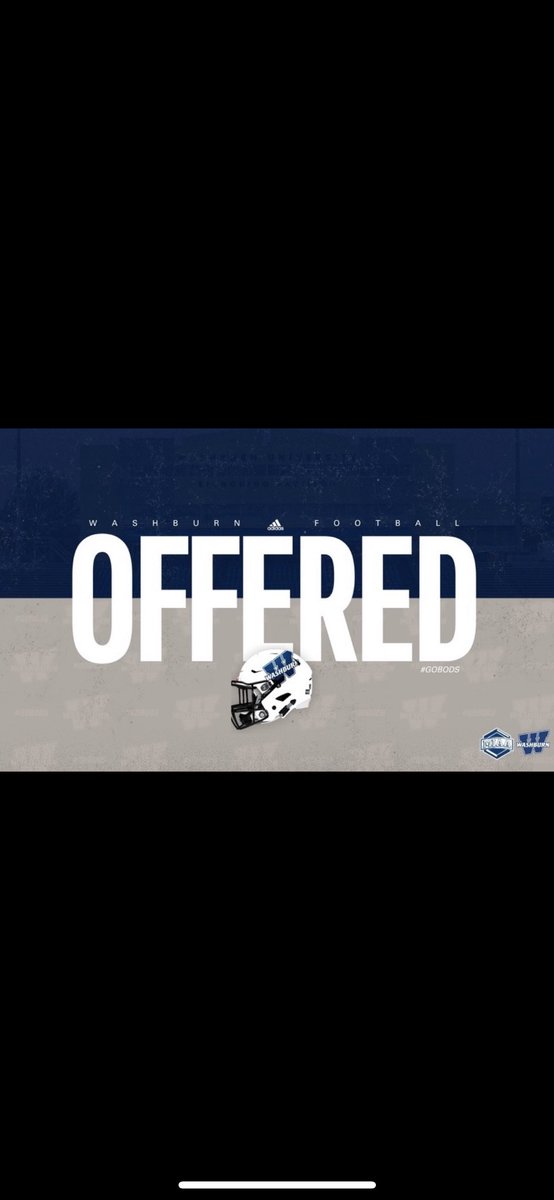 After a great visit today, I’m blessed to receive an offer from Washburn!