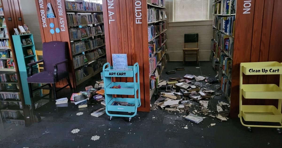 WCTNDP's tweet photo. Please consider helping neighbors in Unicoi County. Their Library lost a large part  
of their book collection today. Libraries are  a vital part of small communities and we support everyone’s right to read! Go to https://t.co/eH0zb4P4x4 to help out.  
 https://t.co/JMFDXKqvfz https://t.co/nAqT5Xqxbg