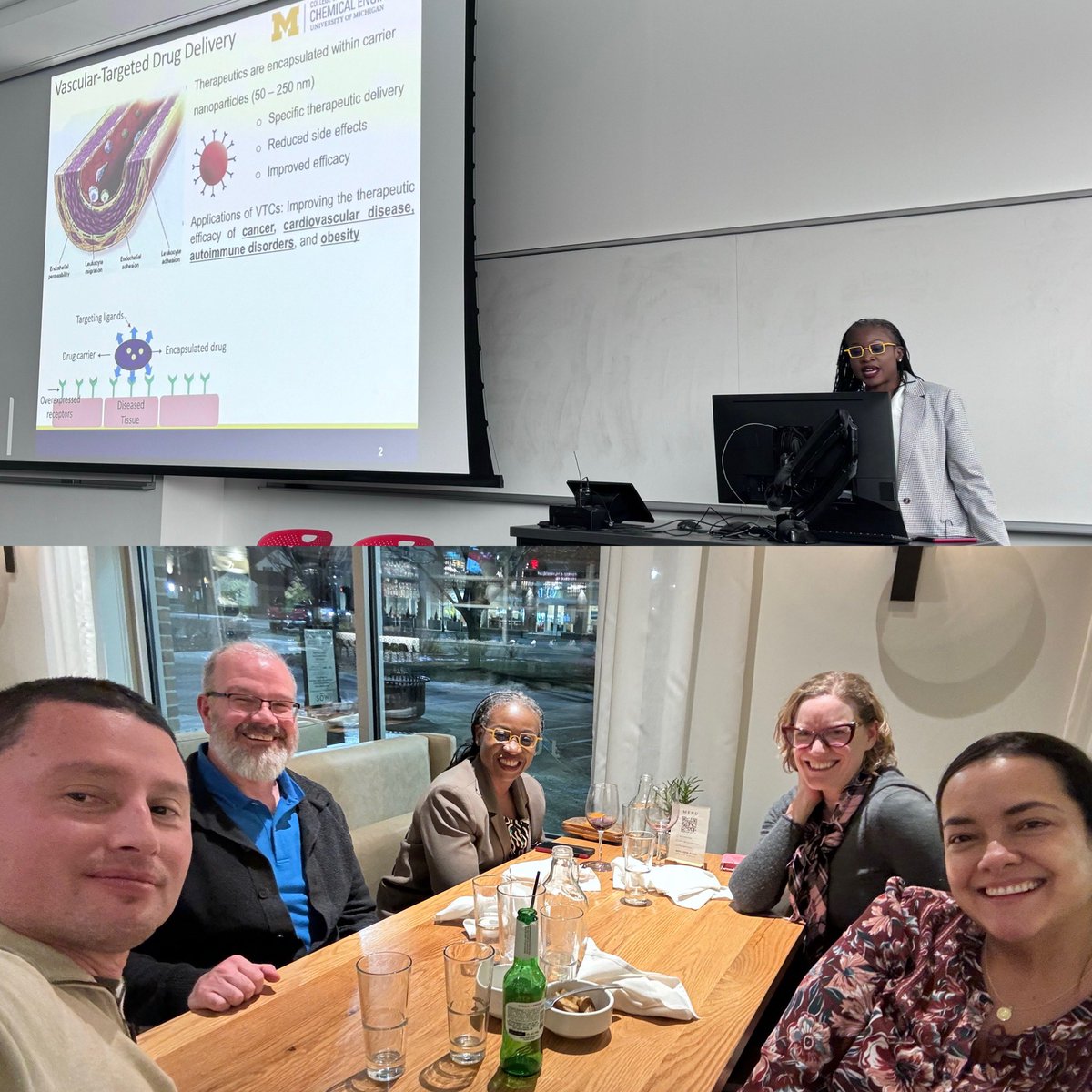 A year in the making… we finally got to see the amazing @Lola_UMich at @OhioStateBME !…. Awesome science and an amazing person 😎