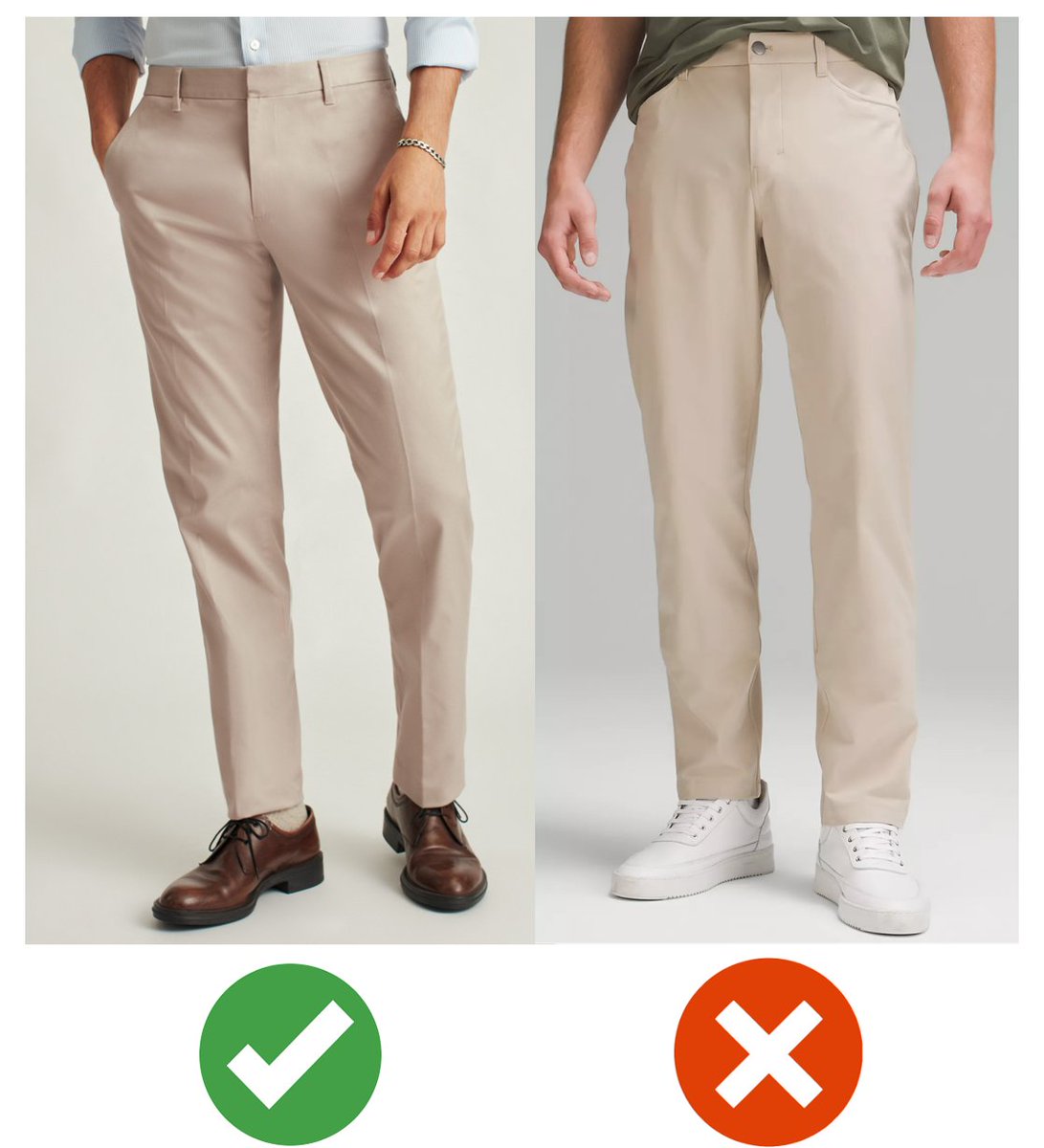 Bonobos Stretch Weekday Warrior Dress Pants vs Lululemon's ABC Warpstreme  Pants. For business casual and stepped up casual fits stick to stuff that's  more similar to the Bonobos pants. They are more