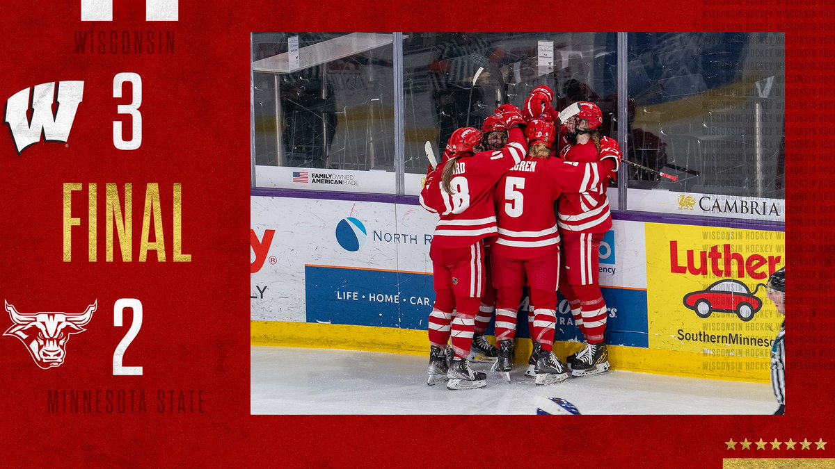 Final in Mankato #Badgers 3 Mavericks 2