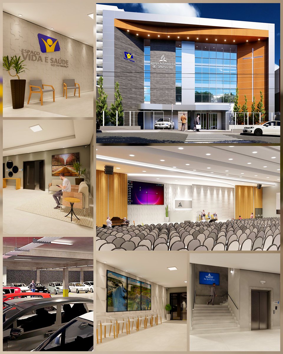 Nosso novo Sonho! 🙏🤗❤️ #Construção  #IASDCentralDeFoz 🚧⚙️🪝🛠⚠️