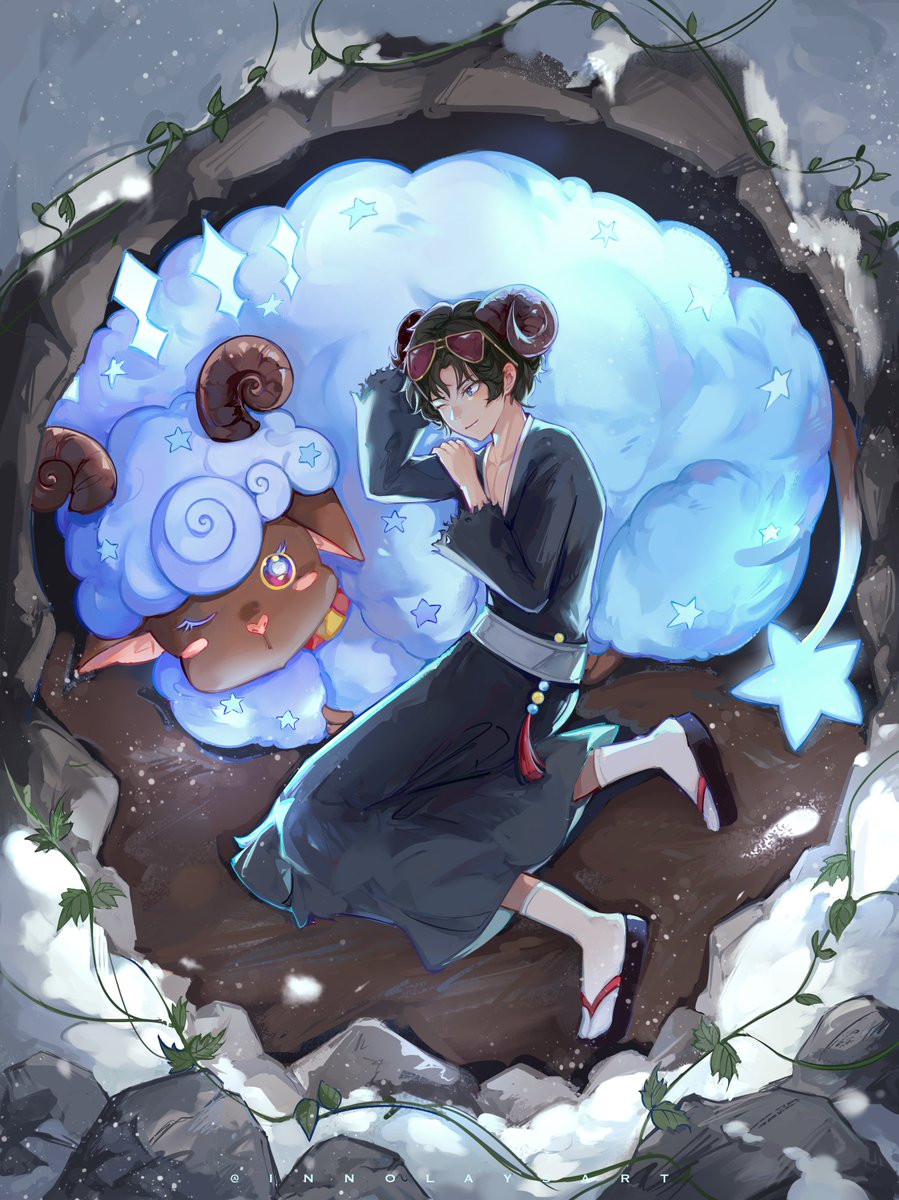 innoslays's tweet photo. My little sheep boi! 🫶💙🐑
I love him thank you for giving me my first Zodia @JUUNI_Official I hope you enjoy this artwork!
#JUUNI #ARTSI https://t.co/UTLF75UgVb