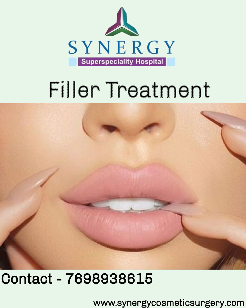SynergyCosmetic's tweet photo. Give your face a new dimension with safe and effective Filler treatment.... contact +91-7698938615.....
#filler, #synergycosmeticsurgeryclinic, #cosmeticsurgery, #synergyhospital. https://t.co/EWryK2uwJJ