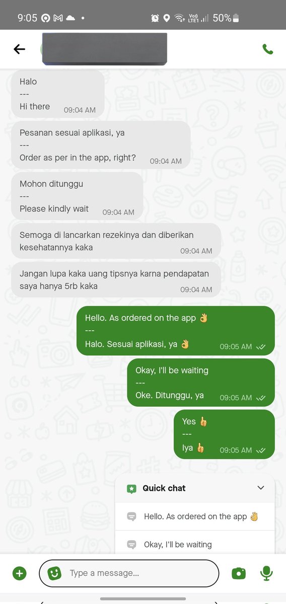 dedy_152's tweet photo. Kenapa jadi males pake @gojekindonesia mitranya suka minta tip duluan, bilang pendapatan cuma 5 ribu tp di delivery feenya 13 ribu, ini berkali2 terjadi. https://t.co/XBok8Cz386
