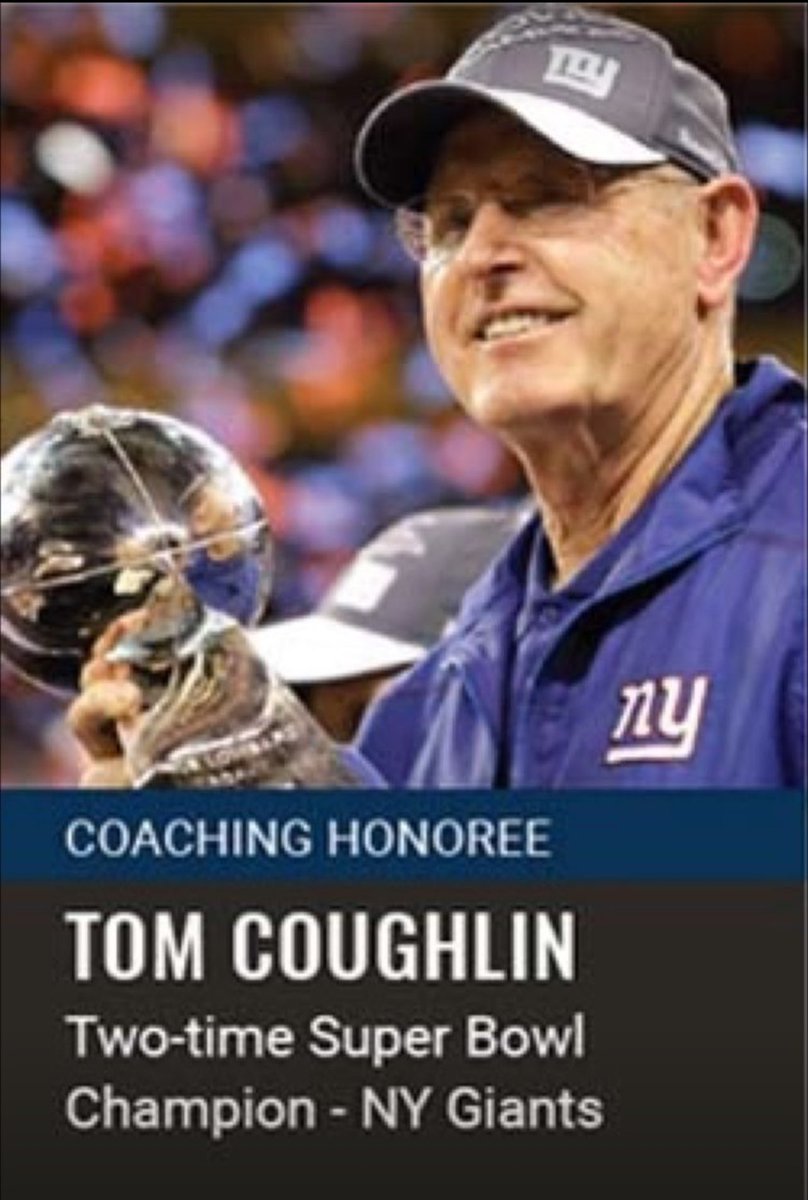 For .<a href="/Giants/">New York Giants</a> fans &amp; alum: our fave coach is being honored in DC at the #SoldiertoSidelines Legacy of Leadership Dinner on Feb 26th, &amp; you’re invited to help honor him! Go to lnkd.in/g6AxyUwB or reach out to fellow #NYGiants fan &amp; my friend <a href="/OG_Leadership/">John O'Grady</a> for more info!