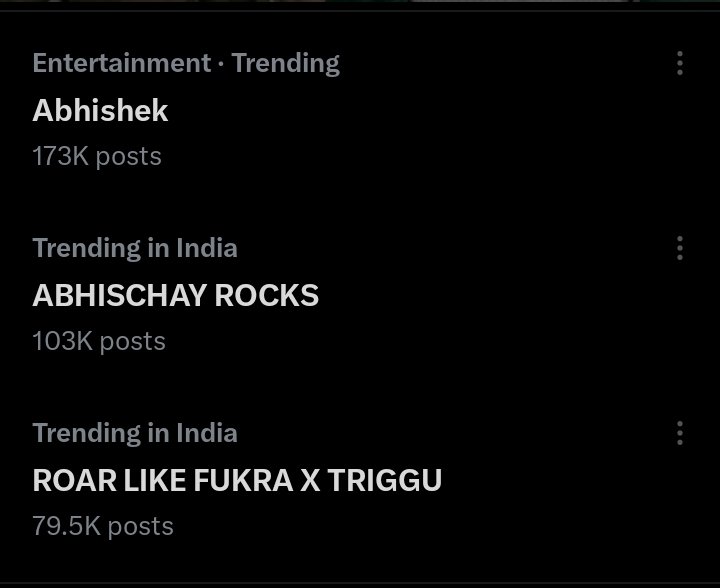 realnurvi's tweet photo. They are still trending

Ek simple Roast Video ko Haters ne Controversial Topic bna Diya

LoL

Na Abusive Language Na Duble meaning jokes..Fir bhi..Rndsena LRmy bhi shamil ho gye  
AWE INSPIRING FUKRA INSAAN

ABHISCHAY ROCKS

ROAR LIKE FUKRA X TRIGGU https://t.co/fkcKQsnrBc