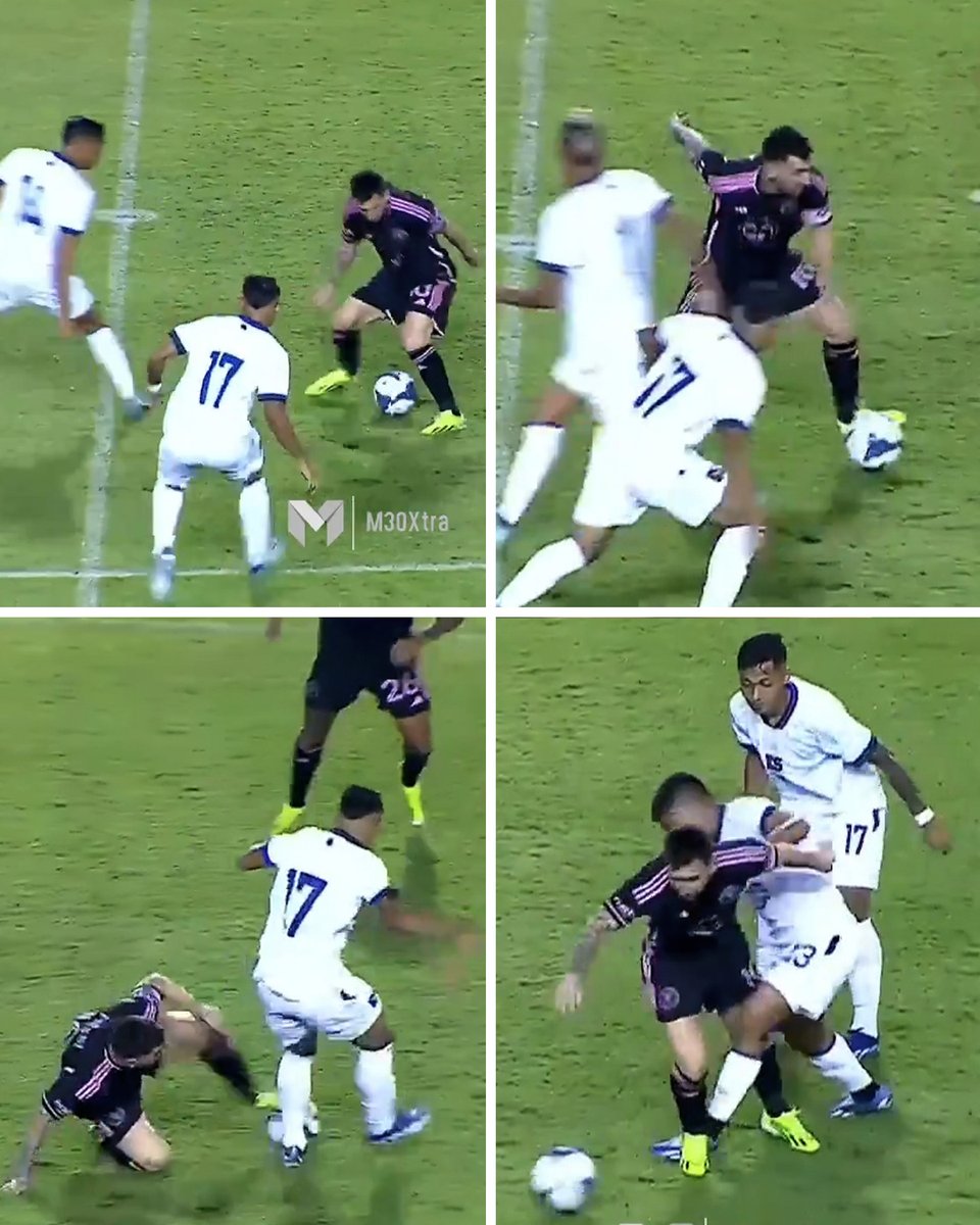 ESPNFC's tweet photo. Messi still making defenders miss at 36 years old 🔥 

Timeless 🤩 https://t.co/QC9ouSjQFV