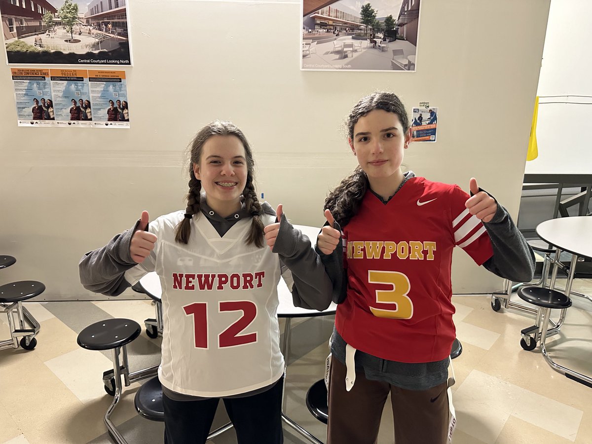Newport High School Girls Flag Football ready for jamboree tomorrow!
