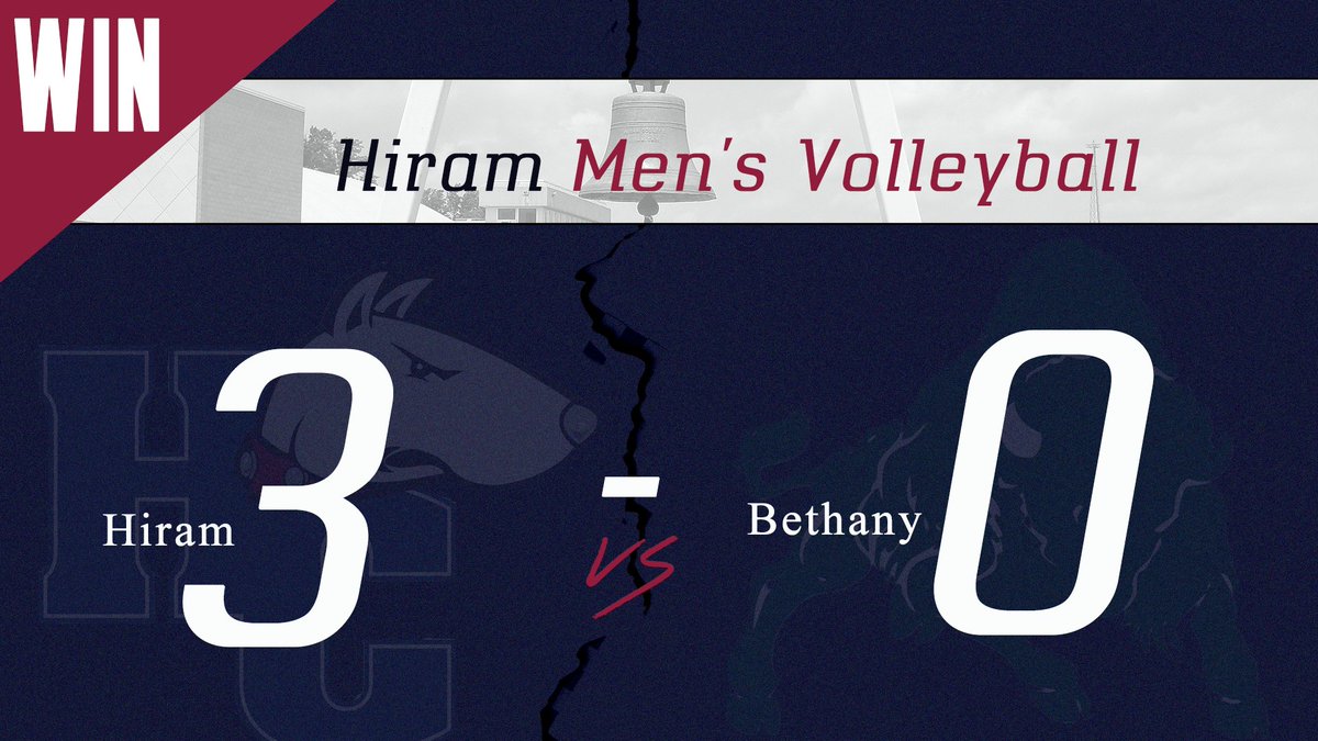 Hiram College Athletics (@hiram_athletics) on Twitter photo Not one but two wins. # Ring it
<a href="/HiramMVB/">Hiram College Men's Volleyball</a> wins on the road against Bethany at the PAC preview in Latrobe, PA
📊Stat Leaders:
Kills: Jackson Deubner (7)
Blocks: Garret Scheidegger (2)
Assists: Matthew Albano (9) Not one but two wins. # Ring it
<a href="/HiramMVB/">Hiram College Men's Volleyball</a> wins on the road against Bethany at the PAC preview in Latrobe, PA
📊Stat Leaders:
Kills: Jackson Deubner (7)
Blocks: Garret Scheidegger (2)
Assists: Matthew Albano (9)